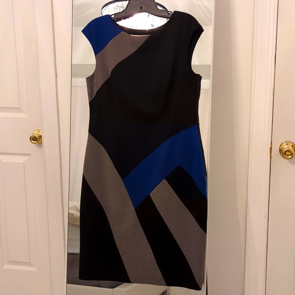 Maggy London Color Block Dress